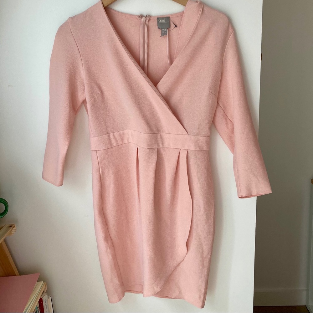 NWT ASOS DESIGN mini dress with wrap skirt